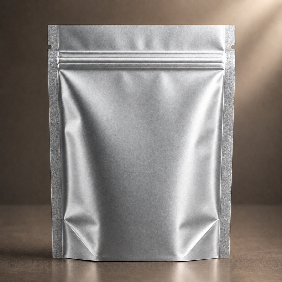 Metallic matte custom pouch