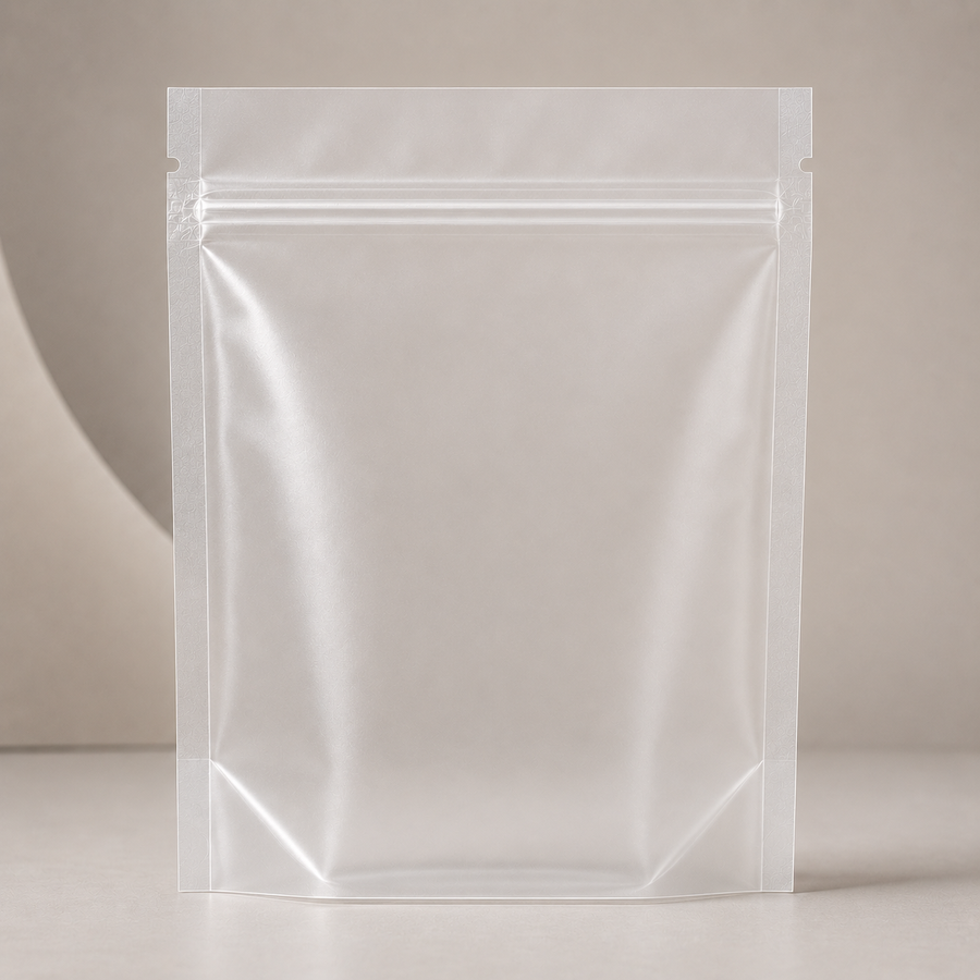 Clear matte custom pouch