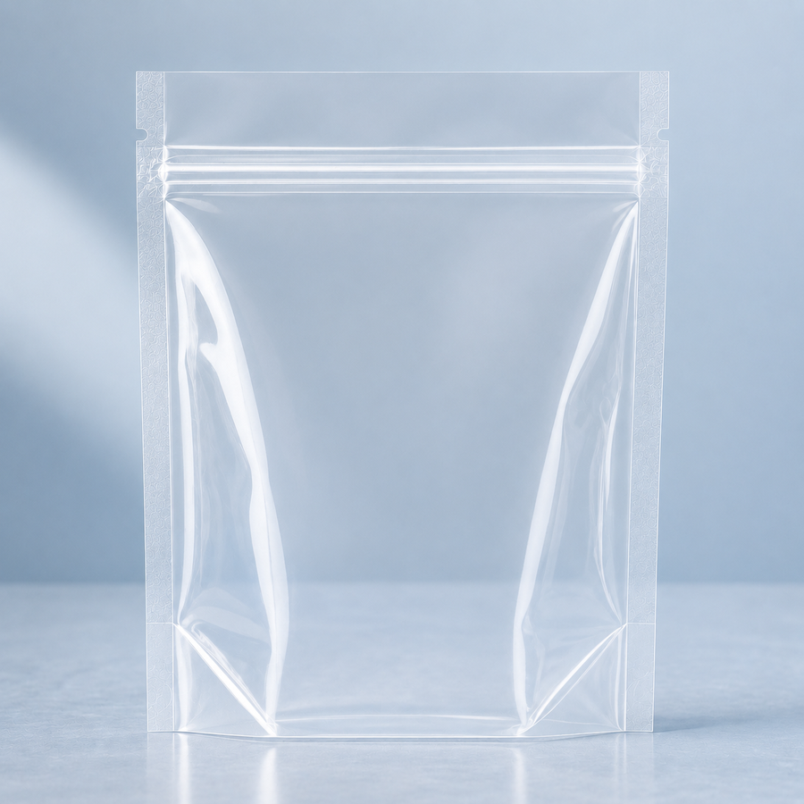 Clear gloss custom pouch