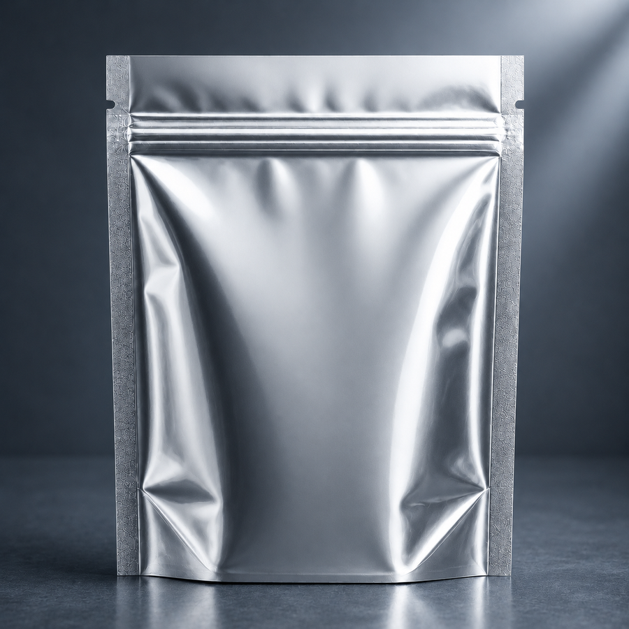 Metallic gloss custom pouch
